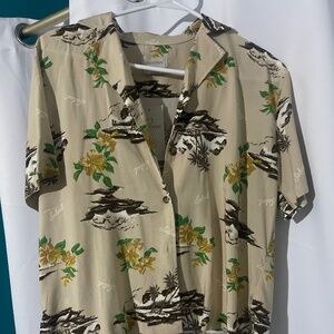 BRIXTON Bunker Paradise Women’s Button Up Shirt.